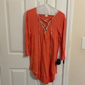 VENUS Vibrant Orange Top